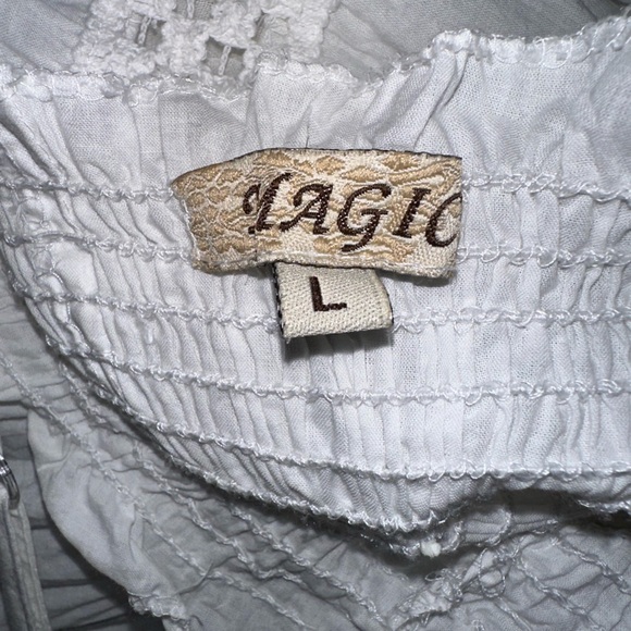 💙 Used white maxi dress 100% Cotton - Picture 8 of 8